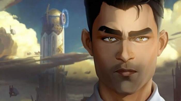 Jayce looks into camera in Arcane